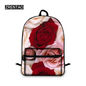 school bag red