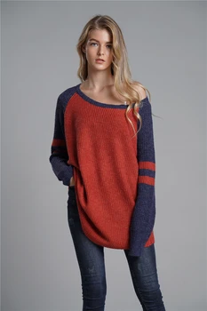 Women Sweaters 2019 New Fashion Mid-Long Style Loose Solid Colors Striped Outwear Womens Sweater Autumn Oversizes Casual Sweater
Women Sweaters 2019 New Fashion Mid-Long Style Loose Solid Colors Striped Outwear Womens Sweater Autumn Oversizes Casual Sweater