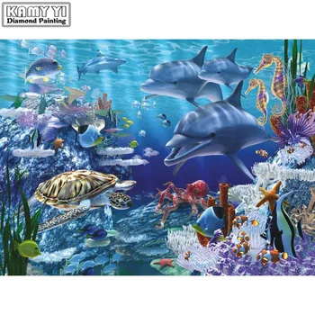 New Style Diamond Painting Full Needlework Rhinestone Cross-switch Sea World Diamond Embroidery Handmade Arts Home Decoration
New Style Diamond Painting Full Needlework Rhinestone Cross-switch Sea World Diamond Embroidery Handmade Arts Home Decoration