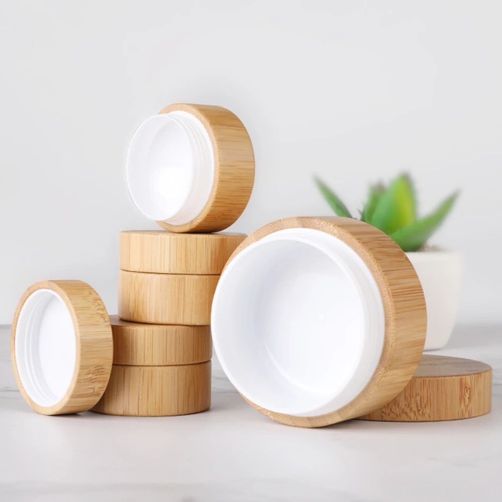 50g Portable Natural Bamboo Refillable Bottle Cosmetics Jar Box Makeup Cream Storage Pot Container Round Bottle
50g Portable Natural Bamboo Refillable Bottle Cosmetics Jar Box Makeup Cream Storage Pot Container Round Bottle