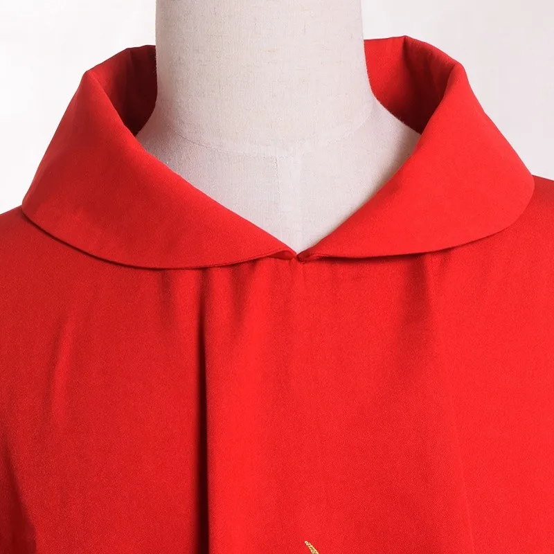 Red Catholic Church Chasuble Priest Vestments Robe Clegy Apparel Red Catholic Church Chasuble Priest Vestments Robe Clegy Apparel