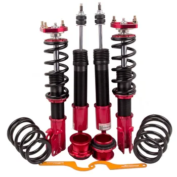 Coilovers 24-Ways Adjustable Suspension for 4th Gen. 1994-2004 for Ford Mustang Coupe Convertible Base Coil Spring Damper Force
Coilovers 24-Ways Adjustable Suspension for 4th Gen. 1994-2004 for Ford Mustang Coupe Convertible Base Coil Spring Damper Force