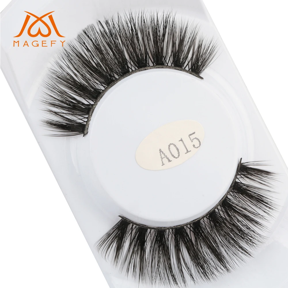 MAGEFY 1 Pair 100% Real Mink Hair Black Natural Thick False Fake Eyelashes Women Lady Eyelashes Makeup Extension Tools Clearance
MAGEFY 1 Pair 100% Real Mink Hair Black Natural Thick False Fake Eyelashes Women Lady Eyelashes Makeup Extension Tools Clearance