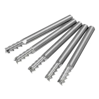 5Pcs/Set 4MM X 50MM 3 flute HRC45 Al & Cu 45 Degree Carbide Flate Endmil End Mill Cutter CNC Cut For HRC45
5Pcs/Set 4MM X 50MM 3 flute HRC45 Al & Cu 45 Degree Carbide Flate Endmil End Mill Cutter CNC Cut For HRC45
