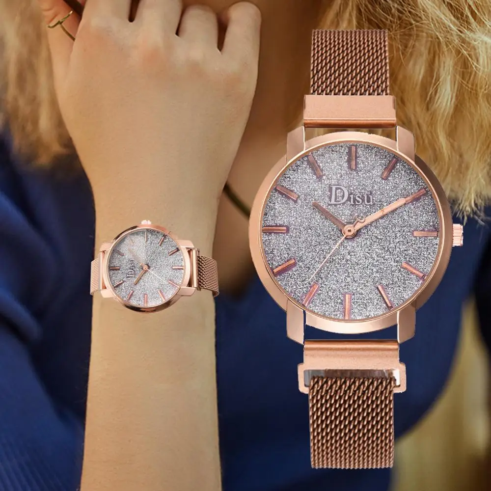 Luxury Rose Gold Women Watches Top Brand Fashion Simple Ladies Dress Quartz Clock Magnetic Waterproof Female Wristwatches Gift
Luxury Rose Gold Women Watches Top Brand Fashion Simple Ladies Dress Quartz Clock Magnetic Waterproof Female Wristwatches Gift