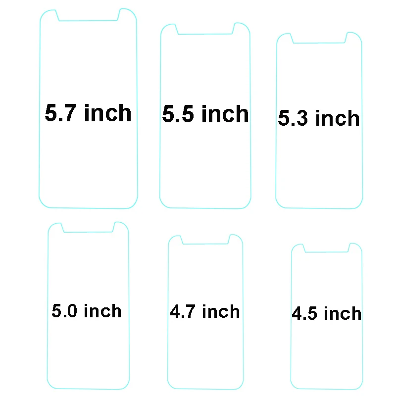 2.5D 0.33mm Ultra Thin Universal Tempered Glass Film for 4.5 4.7 5.0 5.3 5.5 5.7 inch Mobile Phone Front Screen Protector cover
2.5D 0.33mm Ultra Thin Universal Tempered Glass Film for 4.5 4.7 5.0 5.3 5.5 5.7 inch Mobile Phone Front Screen Protector cover