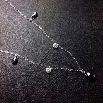 Black Diamond Necklace Pure 18 K Gold Jewelry Real Diamond 1.36ct Female's Classic Cross Diamonds Jewelry Necklaces 
Black Diamond Necklace Pure 18 K Gold Jewelry Real Diamond 1.36ct Female's Classic Cross Diamonds Jewelry Necklaces