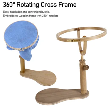 1PC Embroidery Hoop Stand Wood Cross Stitch Hoop Set Embroidery Ring Frame Adjustable Embroidery Tools
1PC Embroidery Hoop Stand Wood Cross Stitch Hoop Set Embroidery Ring Frame Adjustable Embroidery Tools