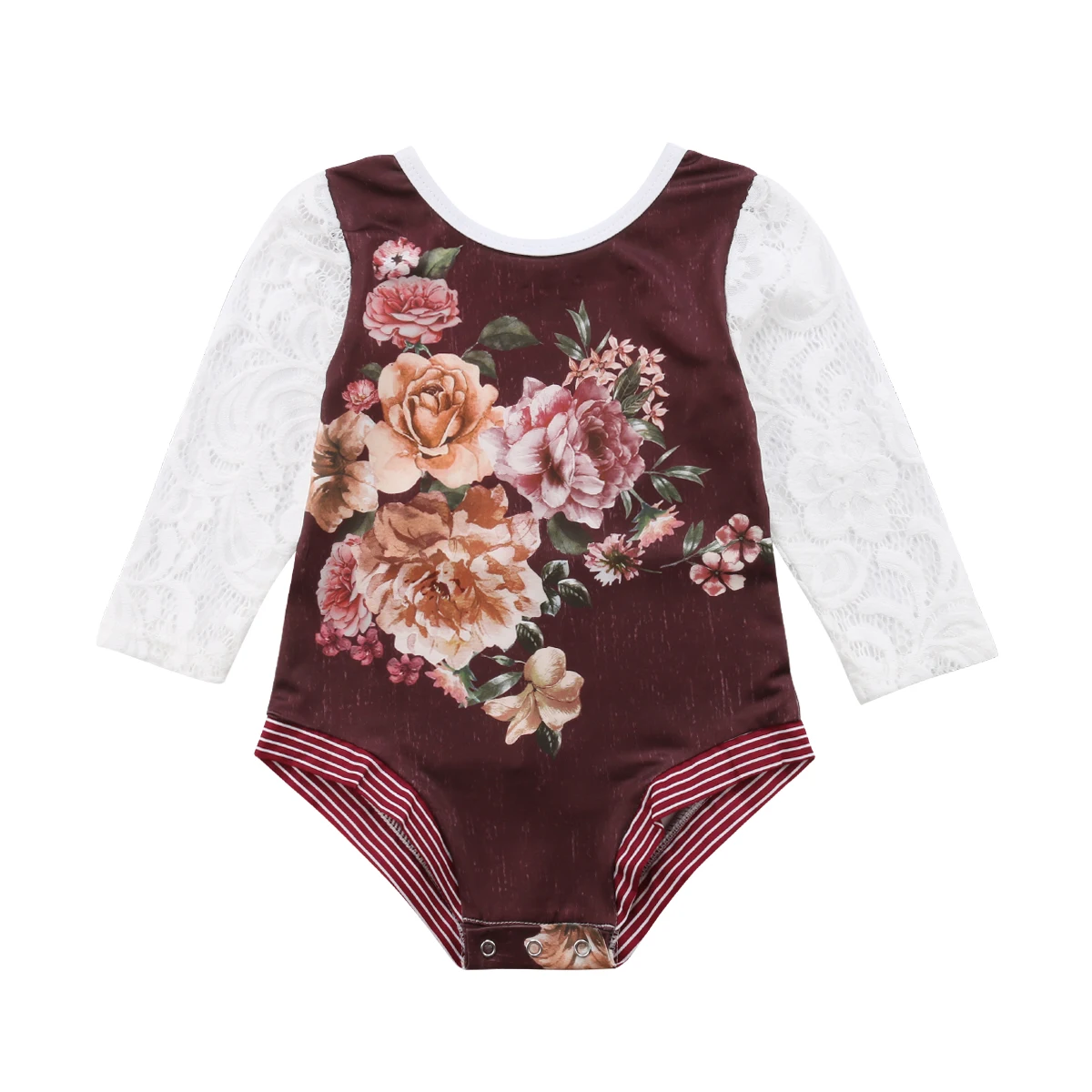Newborn Baby Girl Flower Clothing Lace Bodysuit Long Sleeve Cute Floral Jumpsuit Autumn Outfits Clothes Baby Girls 0-24M
Newborn Baby Girl Flower Clothing Lace Bodysuit Long Sleeve Cute Floral Jumpsuit Autumn Outfits Clothes Baby Girls 0-24M