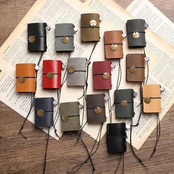 Super mini traveler portable retro notebook diary hand Notepad genuine leather writing pads book travel journal
Super mini traveler portable retro notebook diary hand Notepad genuine leather writing pads book travel journal