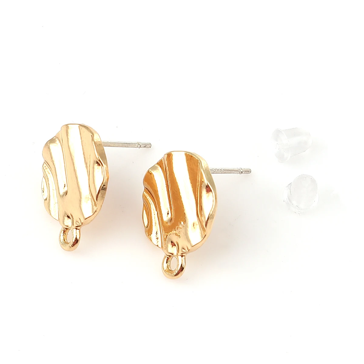 DoreenBeads Zinc Alloy Ear Post Stud Earrings Jewelry Findings Geometric Gold Color W/ Loop 15mm( 5/8") x 12mm( 4/8"), 6 PCs
DoreenBeads Zinc Alloy Ear Post Stud Earrings Jewelry Findings Geometric Gold Color W/ Loop 15mm( 5/8") x 12mm( 4/8"), 6 PCs