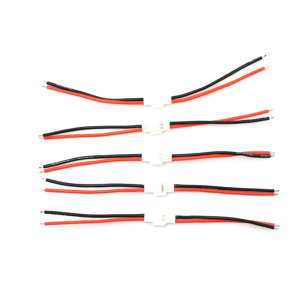 

10cm 5 Pairs Flexible Flat Cable(FFC) 2.0mm Male Female 1S Lipo Battery Balance Charger Switch Wiring Cable For RC Parts Accs