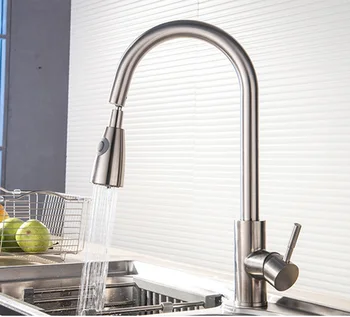 Classic kitchen faucet Space Aluminum brushed process swivel Basin faucet 360 degree rotation
Classic kitchen faucet Space Aluminum brushed process swivel Basin faucet 360 degree rotation