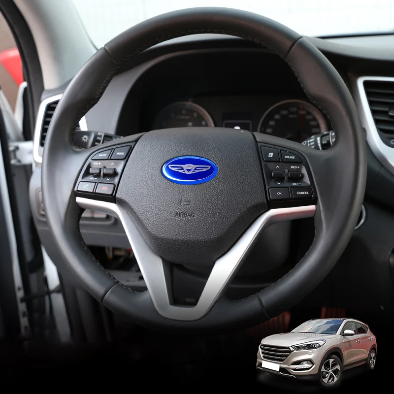 Steering wheel logo stickers direction sign sequins interior decoration car Accessories For Hyundai Tucson 2015-2019
Steering wheel logo stickers direction sign sequins interior decoration car Accessories For Hyundai Tucson 2015-2019