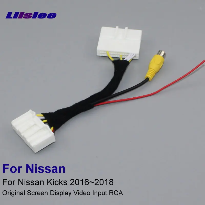 Автомобильная камера заднего вида адаптер для проводов кабеля для Nissan Kicks 2016-2018, оригинальный экран, видеовход RCA
Автомобильная камера заднего вида адаптер для проводов кабеля для Nissan Kicks 2016-2018, оригинальный экран, видеовход RCA