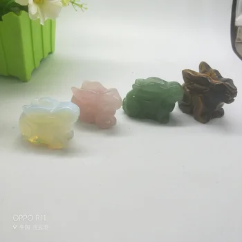 Natural crystal stone rose quartz moonstone Cute White Rabbit Head statue Ornament Animal sculpture Crafts feng shui Art
Natural crystal stone rose quartz moonstone Cute White Rabbit Head statue Ornament Animal sculpture Crafts feng shui Art