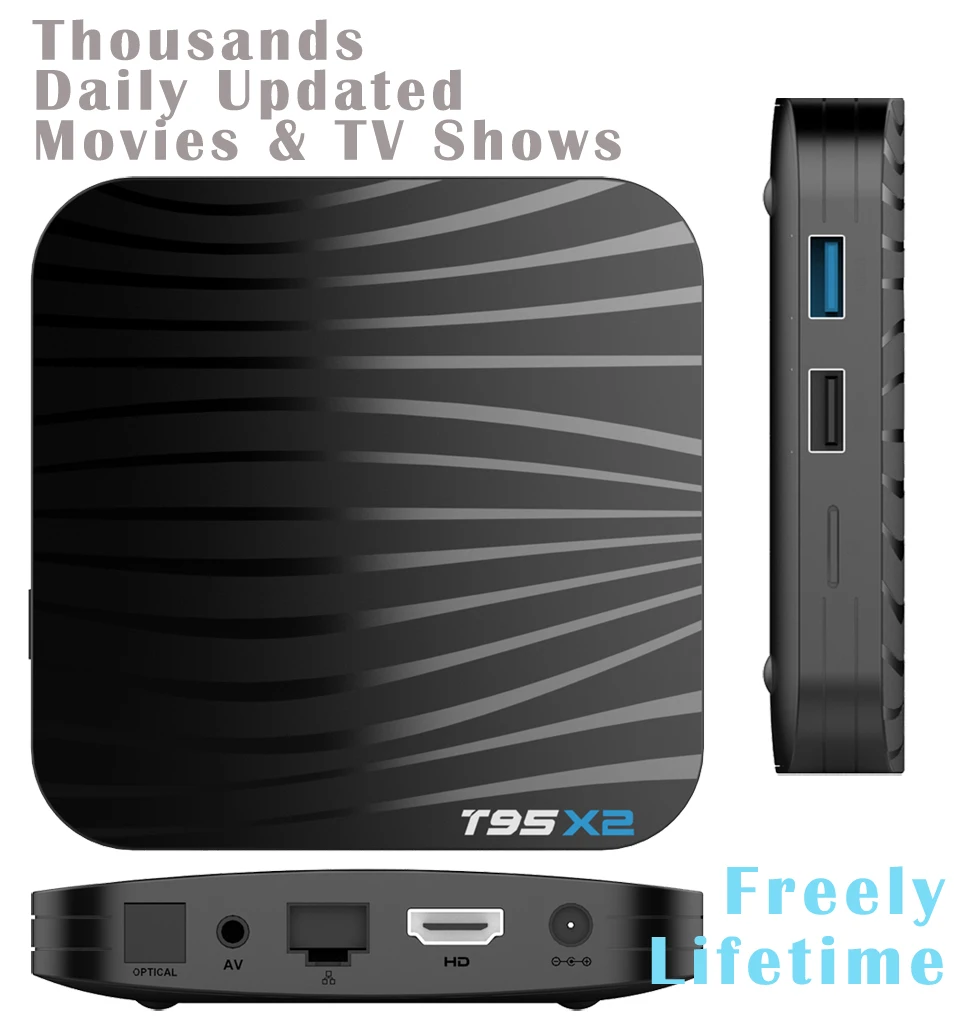 Thousands Daily Auto-Updated Movies & TV Shows Freely Lifetime S905X2 A53 Quad core 4K Android 8.1 TV Box 2GB/16GB 4GB/32GB
Thousands Daily Auto-Updated Movies & TV Shows Freely Lifetime S905X2 A53 Quad core 4K Android 8.1 TV Box 2GB/16GB 4GB/32GB