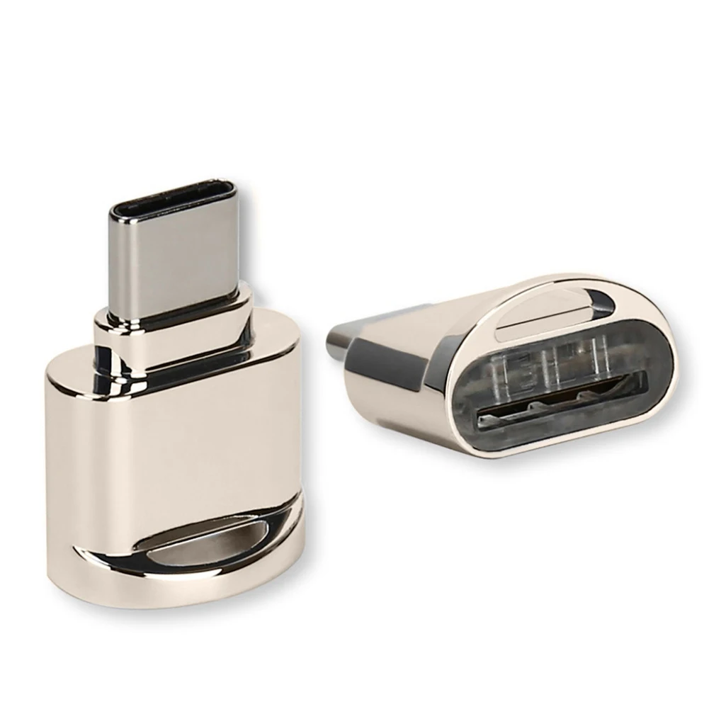 Tablet Laptop Plug And Play Key Ring Type-c Smartphone OTG Adapter Portable Converter USB 3.1 Flash Memory Mini Card Reader
Tablet Laptop Plug And Play Key Ring Type-c Smartphone OTG Adapter Portable Converter USB 3.1 Flash Memory Mini Card Reader