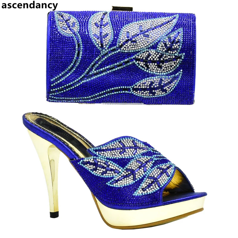 New Arrival Italian Ladies Shoes and Bags To Match Set Decorated with Rhinestone Women Italian African Party Pumps Shoes and Bag
New Arrival Italian Ladies Shoes and Bags To Match Set Decorated with Rhinestone Women Italian African Party Pumps Shoes and Bag