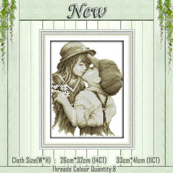 Kiss goodbye boy girl painting counted print on the canvas DMC 11CT 14CT kits DIY chinese Cross Stitch embroidery needlework Set
Kiss goodbye boy girl painting counted print on the canvas DMC 11CT 14CT kits DIY chinese Cross Stitch embroidery needlework Set