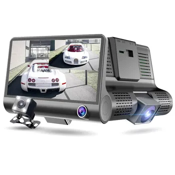 New Original Car DVR Camera Dashcam Full HD 1080P Three Lens 4 inch Video Registrator Recorder Night Vision Dash Cam
New Original Car DVR Camera Dashcam Full HD 1080P Three Lens 4 inch Video Registrator Recorder Night Vision Dash Cam