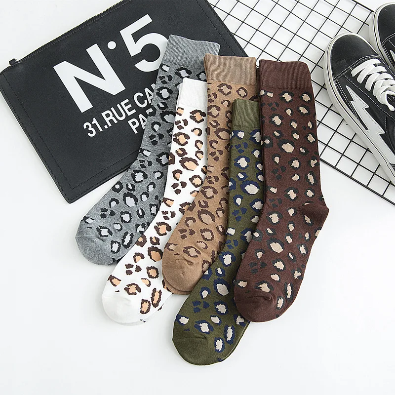 Warm Leopard Ankle Socks Print Winter Fall For Women Men Ladies Gifts Korean Cotton Punk Personalized Sock Creative Accessories
Warm Leopard Ankle Socks Print Winter Fall For Women Men Ladies Gifts Korean Cotton Punk Personalized Sock Creative Accessories