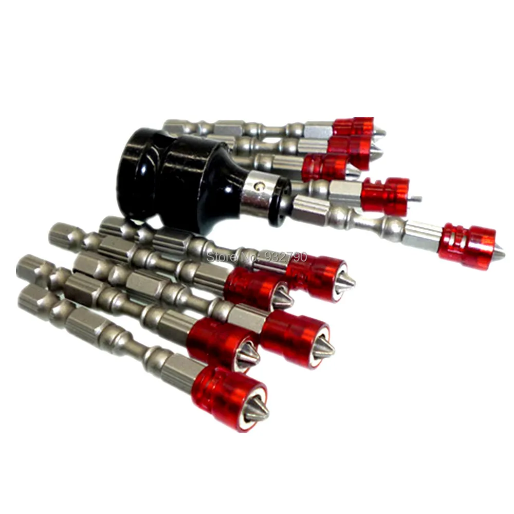 10pcs Drywall Magnetic Bit Holder Driver Screw Plasterboard Phillips Bits W/ 1/2" Quick Change Adapter 1/4" Hex Shank Conversion
10pcs Drywall Magnetic Bit Holder Driver Screw Plasterboard Phillips Bits W/ 1/2" Quick Change Adapter 1/4" Hex Shank Conversion