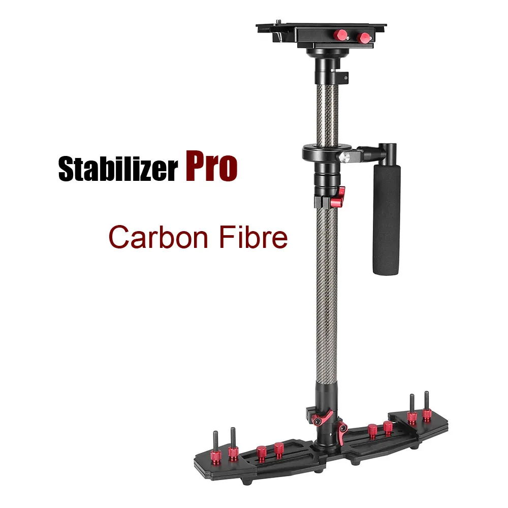 HD2000 Steadicam Handheld Carbon Fiber Stabilizer 524-786mm Height 2.41kg Weight For camcorders DSLR 7D 600D 700D D5200 D3200
HD2000 Steadicam Handheld Carbon Fiber Stabilizer 524-786mm Height 2.41kg Weight For camcorders DSLR 7D 600D 700D D5200 D3200
