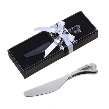 50Pcs Hollow Out Heart Customized Spreader Butter Knife Wedding Favors Personalized Gifts For Wedding Souvenir Ribbon Box packed
50Pcs Hollow Out Heart Customized Spreader Butter Knife Wedding Favors Personalized Gifts For Wedding Souvenir Ribbon Box packed