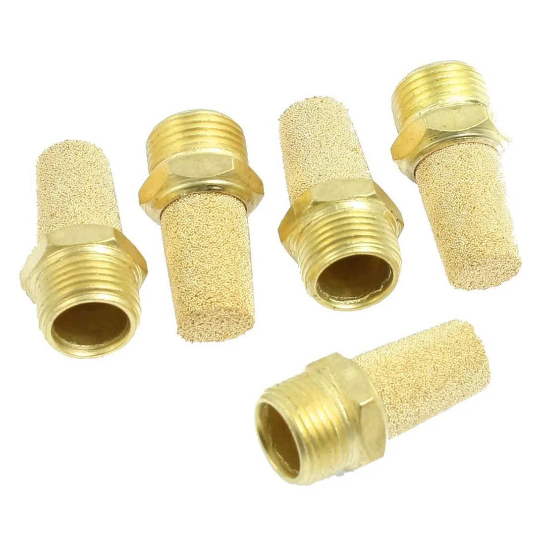 KSOL 5 Pcs Pneumatic 3/8" PT Thread Absorb Noise Exhaust Silencer Muffler | Обустройство дома