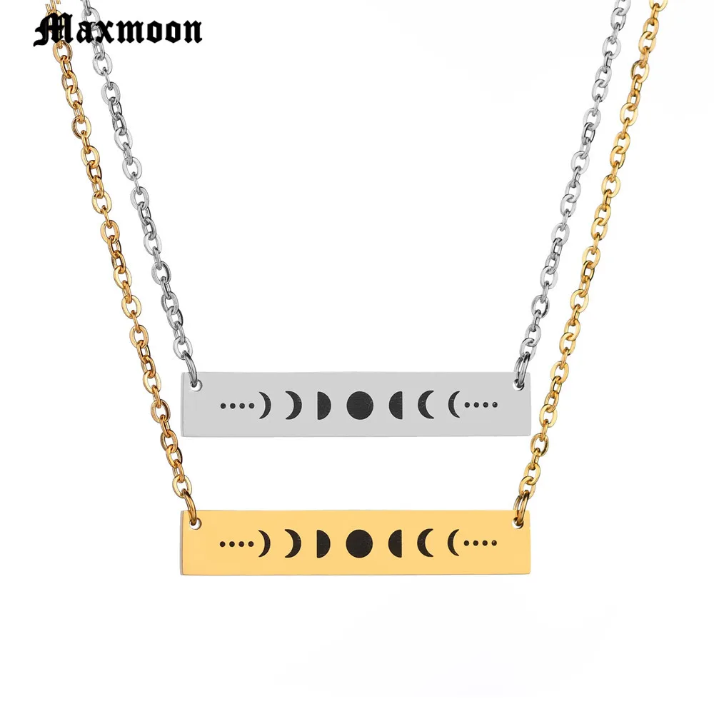 Женское ожерелье с подвеской Maxmoon, винтажное ожерелье из нержавеющей стали с геометрическим узором, золотистого и серебристого цвета
Женское ожерелье с подвеской Maxmoon, винтажное ожерелье из нержавеющей стали с геометрическим узором, золотистого и серебристого цвета