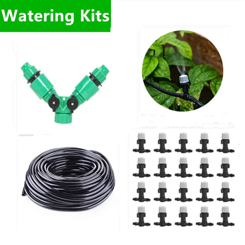 30M Garden DIY Micro Drip Irrigation System Plant Self Automatic Watering Timer Garden Hose Kits With Adjustable Dripper BM01
30M Garden DIY Micro Drip Irrigation System Plant Self Automatic Watering Timer Garden Hose Kits With Adjustable Dripper BM01