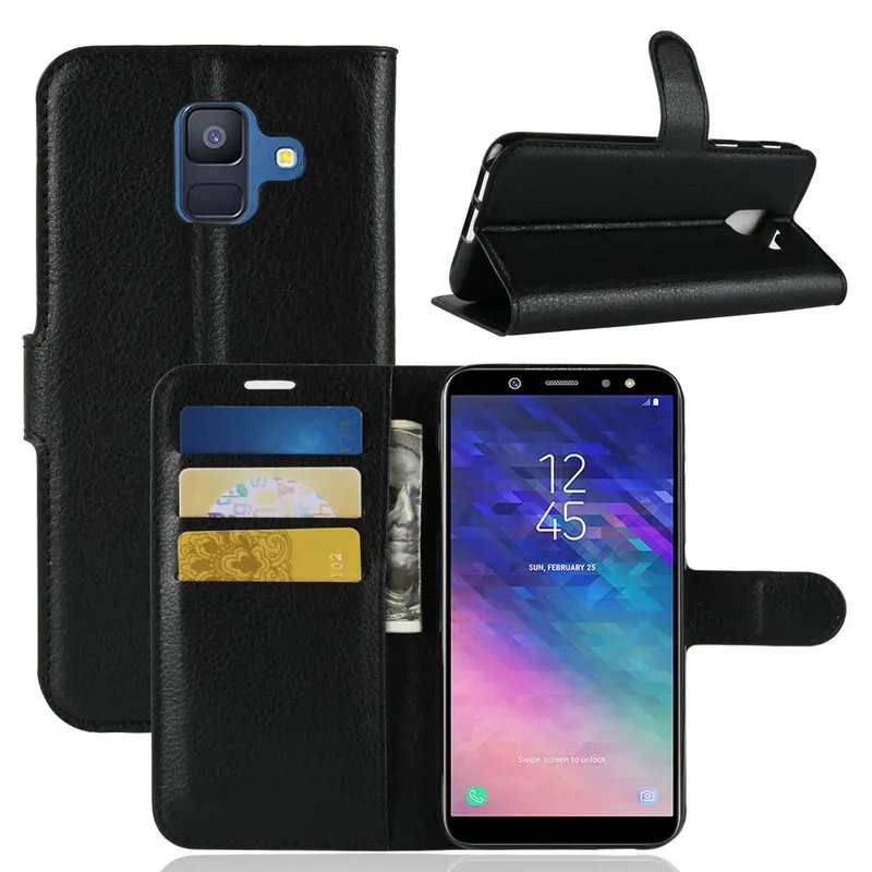 

For Samsung A6 A7 A8 A9 2018 Wallet Leather Case A6+ A6 Plus 2018 A9S A8S A6S A8 Star Flip Leather Cover A10 A20 A30 A40 A50 A70