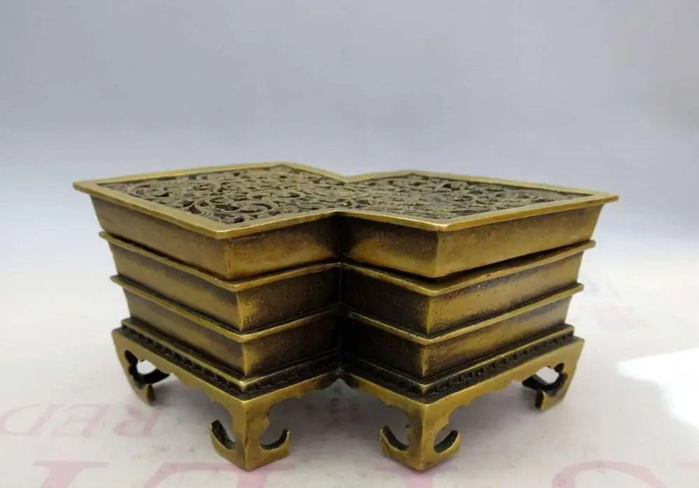 China brass copper fine Diamond Decorative pattern Incense Burner censer Statue
China brass copper fine Diamond Decorative pattern Incense Burner censer Statue