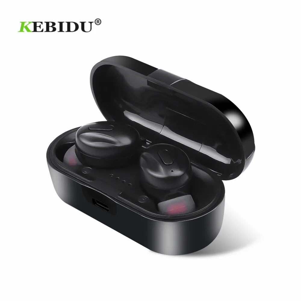 KEBIDU Wireless Bluetooth Earphones TWS Wireless Blutooth 5.0 Earphone Handsfree Headphone Sports Earbuds Gaming Headset Phone
KEBIDU Wireless Bluetooth Earphones TWS Wireless Blutooth 5.0 Earphone Handsfree Headphone Sports Earbuds Gaming Headset Phone