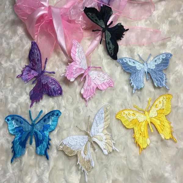 7Colors butterfly patch DIY patches for clothes iron-on embroidered patch motif applique
7Colors butterfly patch DIY patches for clothes iron-on embroidered patch motif applique