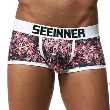 17 Colors SEEINEER Brand Men Boxers Shorts Print Men Sexy Cueca Boxer Cotton Fashion Convex Pouch male/gay Underpants Underwear
17 Colors SEEINEER Brand Men Boxers Shorts Print Men Sexy Cueca Boxer Cotton Fashion Convex Pouch male/gay Underpants Underwear