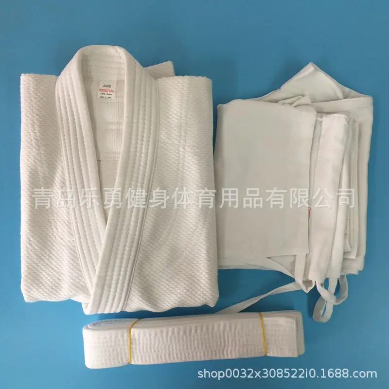Pure cotton portions 450 g white blue standard training game fighting coat pants belt portions jiujitsu judo
Pure cotton portions 450 g white blue standard training game fighting coat pants belt portions jiujitsu judo