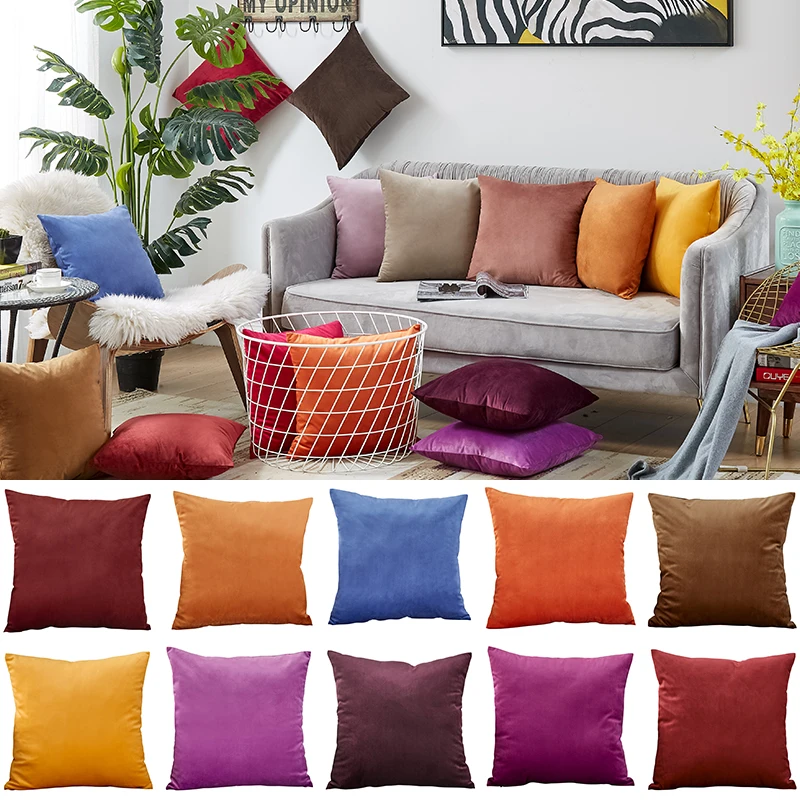 Velvet Pillow Case 45*45 Pillowcase 30x50cm Pillow Cover Bedroom Living Room Decorative Poszewki Na Poduszki Nordic Home Solid
Velvet Pillow Case 45*45 Pillowcase 30x50cm Pillow Cover Bedroom Living Room Decorative Poszewki Na Poduszki Nordic Home Solid