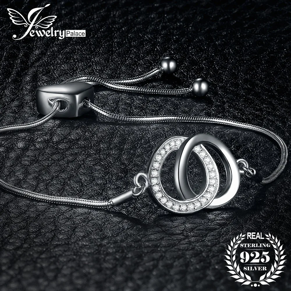 JewelryPalace New Cubic Zircon Asymmetric Double Loop Adjustable Blacelets & Bangles For Women 925 Sterling Silver Fine Jewelry
JewelryPalace New Cubic Zircon Asymmetric Double Loop Adjustable Blacelets & Bangles For Women 925 Sterling Silver Fine Jewelry