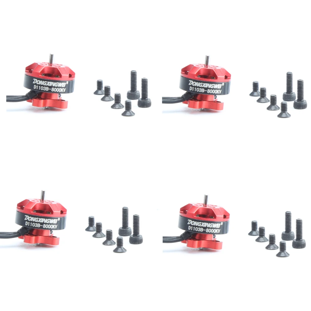 DONGXINGWEI Racing Edition 1103 D1103B 8000KV 1-3S Brushless Motor For 50-100 RC Drone FPV Racing
DONGXINGWEI Racing Edition 1103 D1103B 8000KV 1-3S Brushless Motor For 50-100 RC Drone FPV Racing