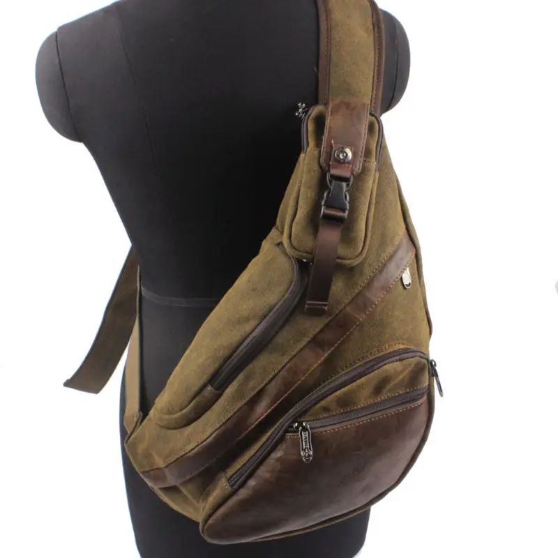 Men's Canvas Travel Motorcycle Bike Messenger Shoulder Bag Sling Chest Casual Bag
Men's Canvas Travel Motorcycle Bike Messenger Shoulder Bag Sling Chest Casual Bag