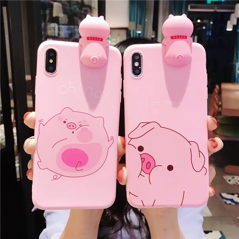 3D Cute Cartoon Piglet soft phone case for iphone 6 6s 7 8 plus for iPhone X XR XS MAX cover cases coque Silica gel
3D Cute Cartoon Piglet soft phone case for iphone 6 6s 7 8 plus for iPhone X XR XS MAX cover cases coque Silica gel