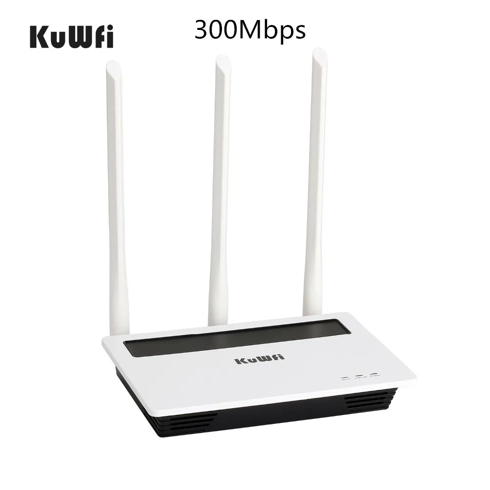 KuWFi 300Mbps Wireless Router 2.4Ghz Wifi Repeater Wifi Extender Client AP Bridge With 3Pcs Antennas Strong Wifi Signal
KuWFi 300Mbps Wireless Router 2.4Ghz Wifi Repeater Wifi Extender Client AP Bridge With 3Pcs Antennas Strong Wifi Signal