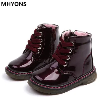Children's Martin boots PU leather waterproof motorcycle boots winter children's boots brand girls princess shoes rubber boots
Children's Martin boots PU leather waterproof motorcycle boots winter children's boots brand girls princess shoes rubber boots