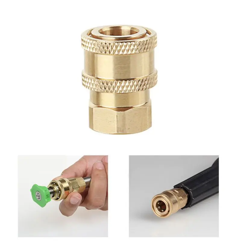 New High pressure water gun head live connection quick insertion 1/4 joint cleaning machine gun head M14 threaded socket 12mm
New High pressure water gun head live connection quick insertion 1/4 joint cleaning machine gun head M14 threaded socket 12mm