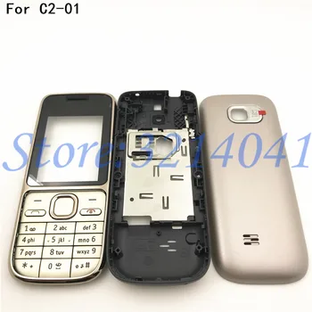 Original New Full Housing Case Cover For Nokia C2-01 Battery Cover Housing case With English Keyboard+Logo
Original New Full Housing Case Cover For Nokia C2-01 Battery Cover Housing case With English Keyboard+Logo