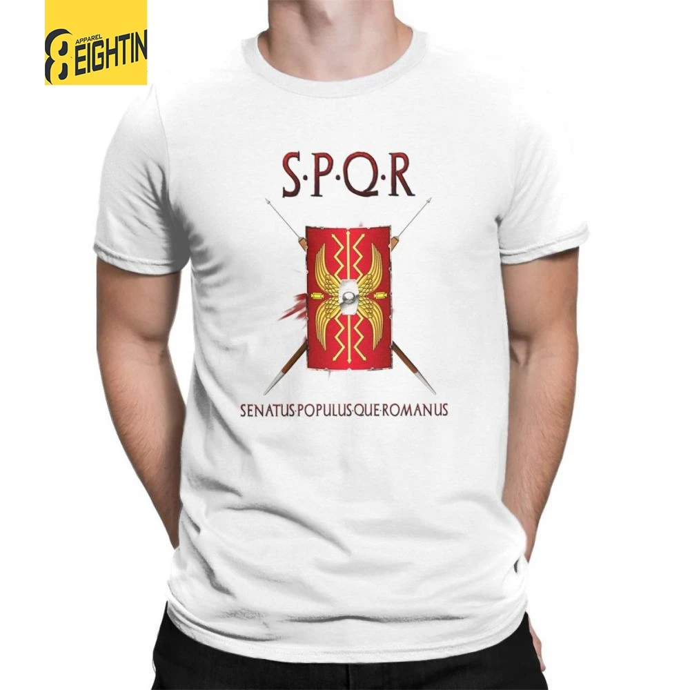 SPQR T Shirts 100% Cotton Classic Fit Short Sleeved Tee Shirt Novelty Round Collar T-Shirts Mens Big Size Print Breathable New
SPQR T Shirts 100% Cotton Classic Fit Short Sleeved Tee Shirt Novelty Round Collar T-Shirts Mens Big Size Print Breathable New