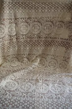 ivory Lace fabric, Embroidered tulle lace fabric, vintage lace fabric with round patterns 5yards
ivory Lace fabric, Embroidered tulle lace fabric, vintage lace fabric with round patterns 5yards