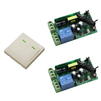 AC 85V 110V 220V 250V Wireless Remote Switch System Radio Controlled Switch ; 2Pcs Relay Receiver + 86 Wall Panel Transmitter
AC 85V 110V 220V 250V Wireless Remote Switch System Radio Controlled Switch ; 2Pcs Relay Receiver + 86 Wall Panel Transmitter